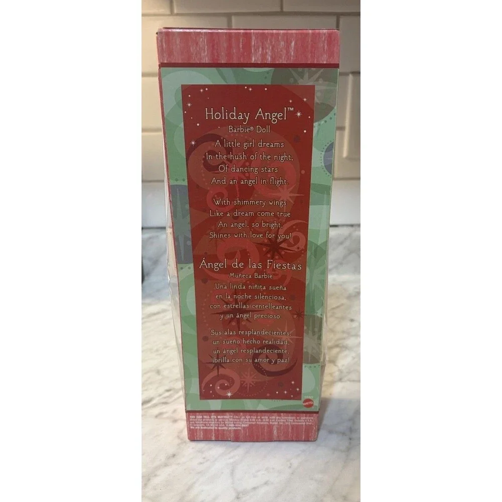 BARBIE MATTEL 2005 Holiday Angel de las Fiestas Doll #G5322 NRFB